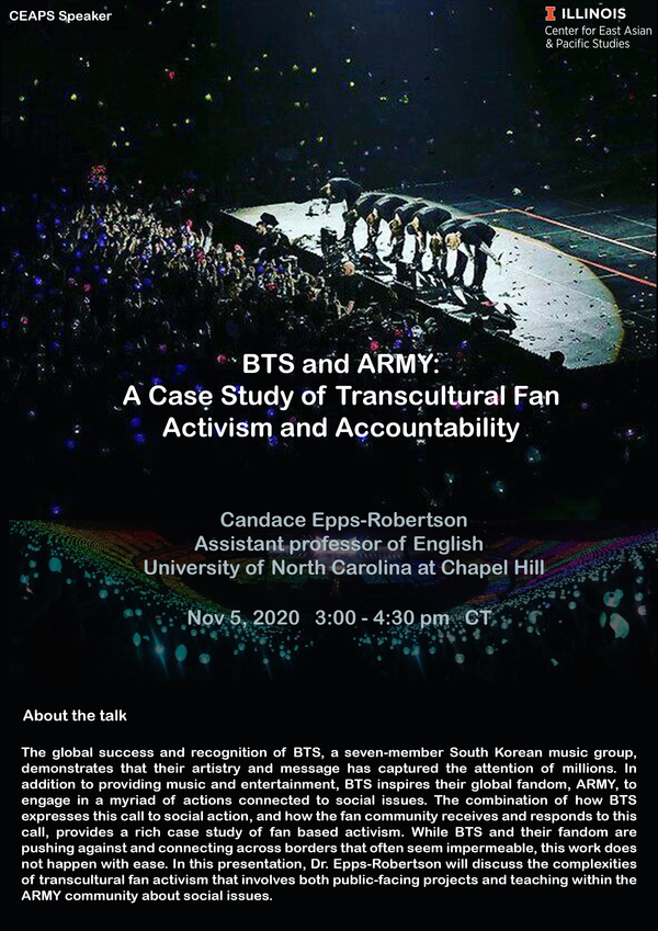 [RESCHEDULED] BTS And ARMY: A Case Study Of Transcultural Fan Activism ...